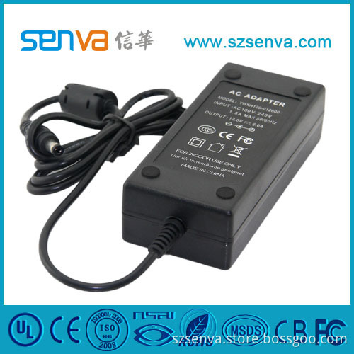 12V Switch Power Supply with CE/RoHS/UL (XH-72W-12V-3)